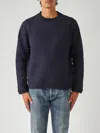 K-way Perruel Cotton Cashmere Regular-fit. Felpa Girocollo Realizzata Con Un Morbido Blend Di Cotone E Cas In Blue