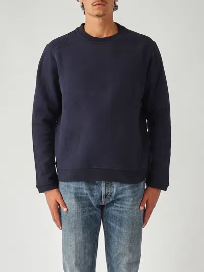 K-way Perruel Cotton Cashmere Regular-fit. Felpa Girocollo Realizzata Con Un Morbido Blend Di Cotone E Cas In Blue