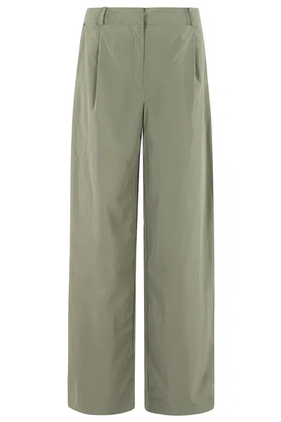 K-way Pigalle Peach In Green Lichen