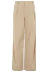 K-way Straight-leg Trousers In Neutral
