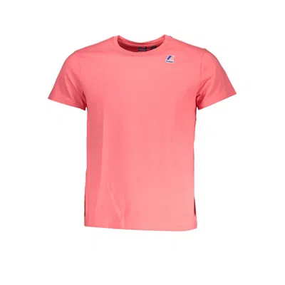 K-way Man T-shirt Pink Size Xs Cotton