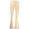 K-way Pink Polyester Pant In Neutral