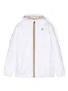 K-way Le Vrai 3.0 Claude Hooded Jacket In White