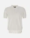 K-way Pleyne Cotton Polo Shirt In White In White