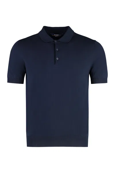 K-WAY PLEYNE KNITTED COTTON POLO SHIRT