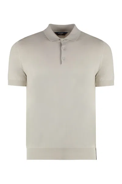 K-WAY PLEYNE KNITTED COTTON POLO SHIRT