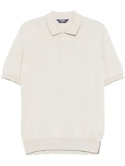 K-way Pleyne Polo Shirt In Neutrals