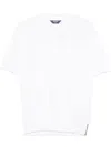 K-way White 'pleyne' Polo Shirt In Cotton Short-sleeves In White