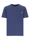 K-way Pocket Logo T-shirt In Blue