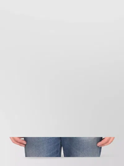 K-way Pocket Sweatshirt With Zip And Crossbar In Blue