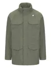 K-way Manuel Multi-pocket Jacket In Green