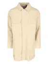 K-way Three-layer Poplin Coat In Brown