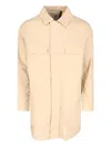 K-way Three-layer Poplin Coat In Brown