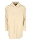 K-way Three-layer Poplin Coat In Brown