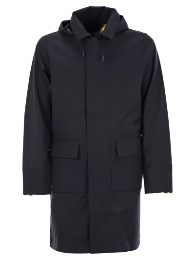 K-WAY K WAY POIROL JACKET IN WOOL BLEND TECHNICAL FABRIC