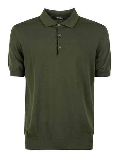 K-way K Way Pleyne Green Cotton Polo Shirt