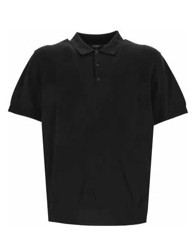K-way Polo Shirt In Black