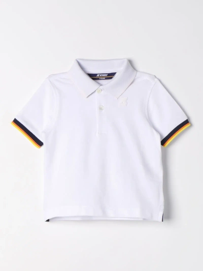 K-way Polo Shirt  Kids Colour White