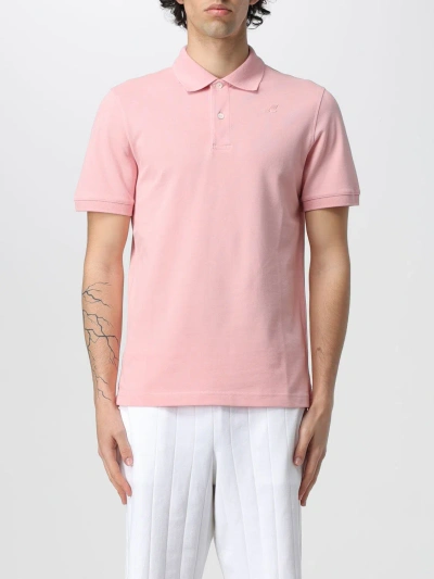 K-way Polo Shirt  Men Color Blush Pink
