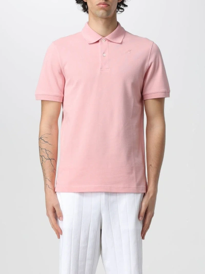 K-way Polo Shirt  Men Color Blush Pink In Blush Pink