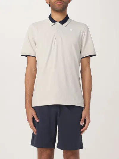 K-way Polo Shirt  Men Color Beige