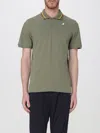 K-way Polo Shirt  Men Color Black In Black