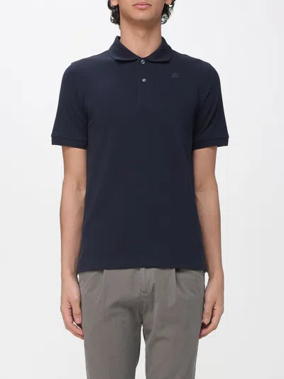 K-way Polo Shirt Men  In Blue