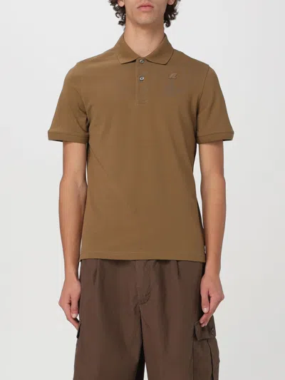 K-way Polo Shirt  Men Color Brown