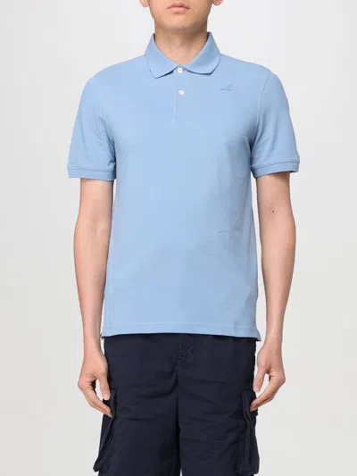 K-way Polo Shirt  Men Color Gnawed Blue 1