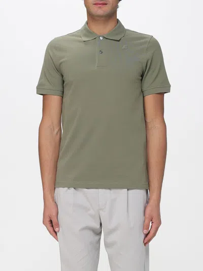 K-way Polo Shirt Men  In Green