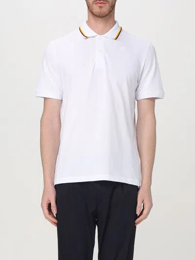 K-WAY POLO SHIRT K-WAY MEN COLOR WHITE,G59792001