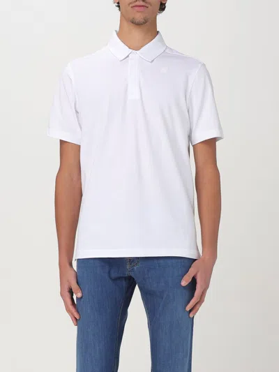 K-WAY POLO SHIRT K-WAY MEN COLOR WHITE,G59835001