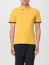 K-way Polo Shirt  Men Color Yellow