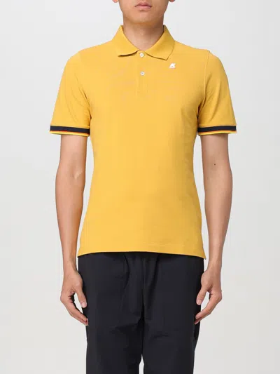 K-way Polo Shirt  Men Color Yellow In Yellow