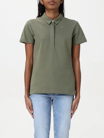 K-way Polo Shirt  Woman Color Green In Grün