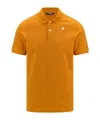 K-way Polo Shirt In Orange