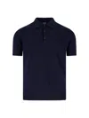 K-way K Way Pleyne Blue Cotton Polo Shirt In Blue