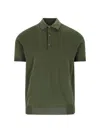 K-way K Way Pleyne Green Cotton Polo Shirt In Green