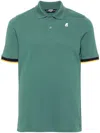 K-way Polo Shirt With Logo In Green