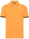 K-way Polo Shirt With Logo In Orange
