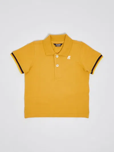 K-way Babies' Polo Vincent Contrast Polo In Giallo