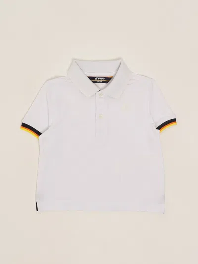 K-way Kids' Polo Vincent Pique Polo In White