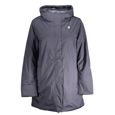 K-way K Way Marla Padded Jacket With Hood In Navy