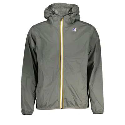 K-way Polyamide Men's Jacket In Green