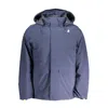 K-way Blue Polyester Jacket In Blue