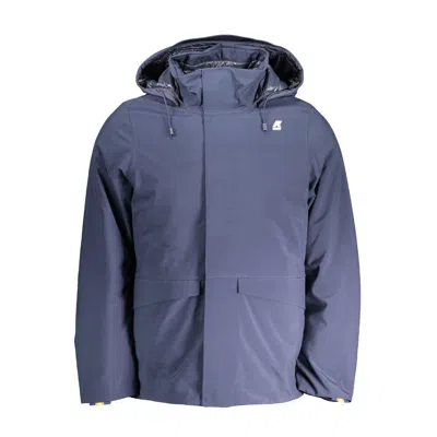 K-way Polyester Men's Jacket In Blue