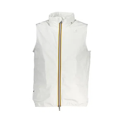 K-way Elegant Sleeveless White Zip-up Jacket