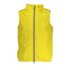 K-way Sleek Sleeveless Yellow Designer Jacket In Yellow
