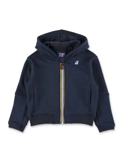 K-WAY K-WAY PROS BRUSHED FLEECE ZIP-UP HOODIE FOR KIDS
