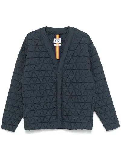 K-way Quilted Jacket In Blue